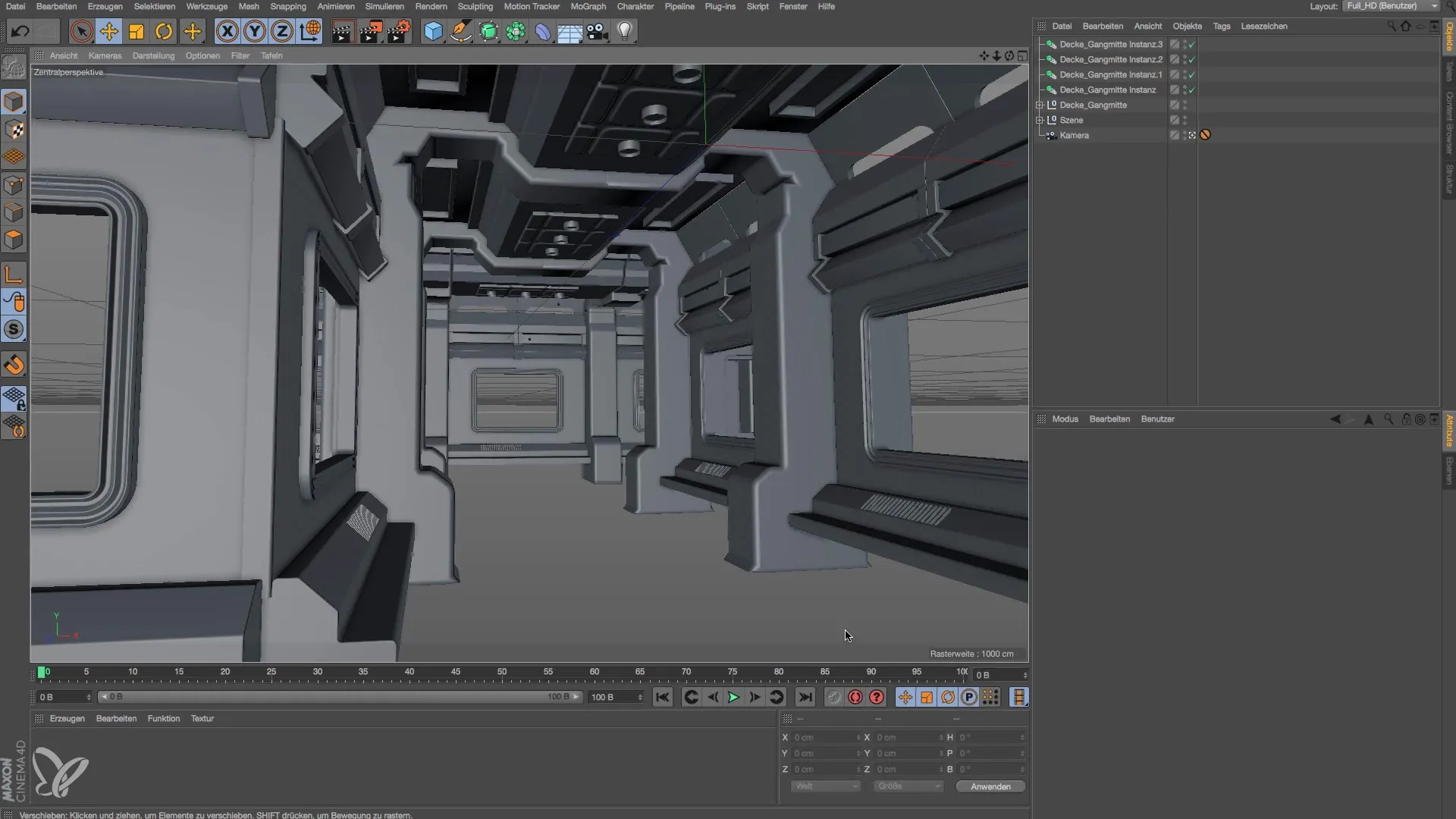 Efficient Modeling of a Space Station in Cinema 4D Efficient modeling of a space station in Cinema 4D