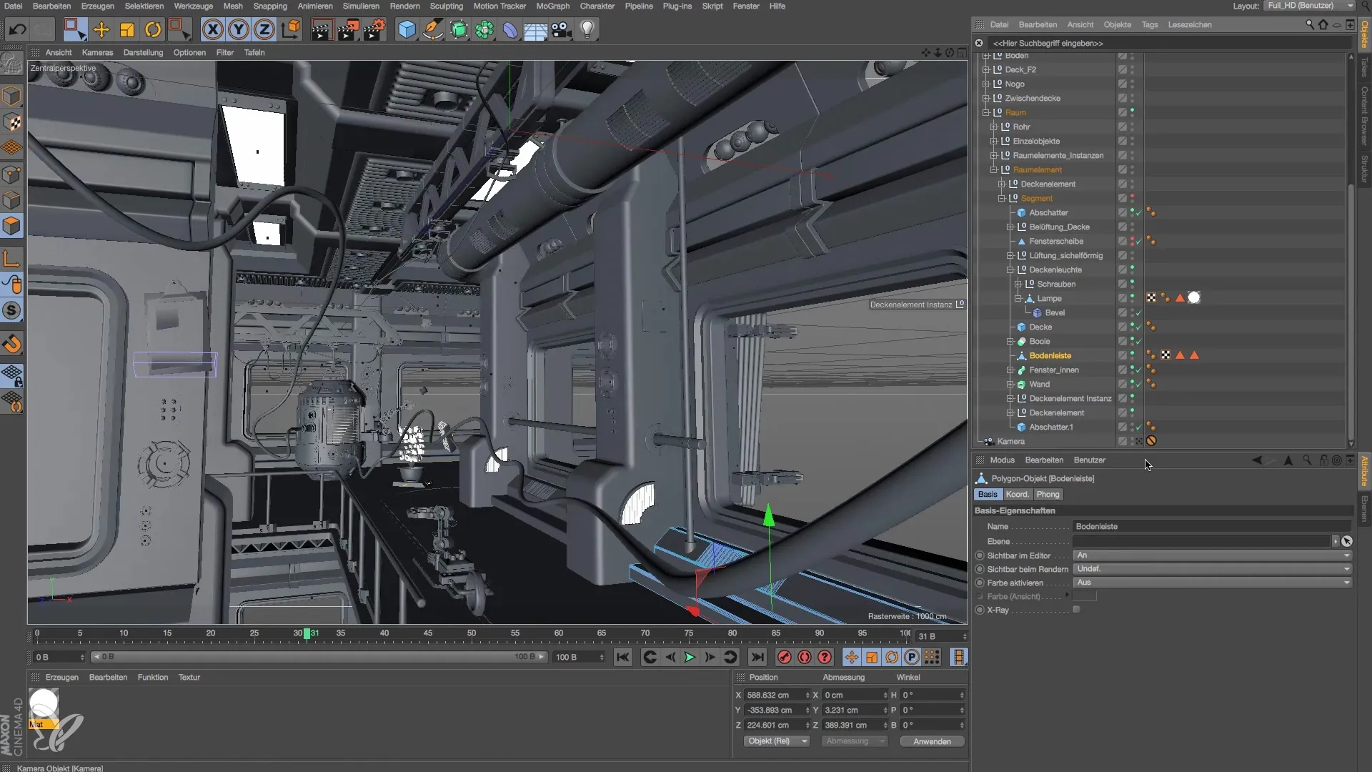 Realistic Space Station in Cinema 4D Lighting in 16 Steps Realistic Space Station in Cinema 4D Lighting in 16 Steps