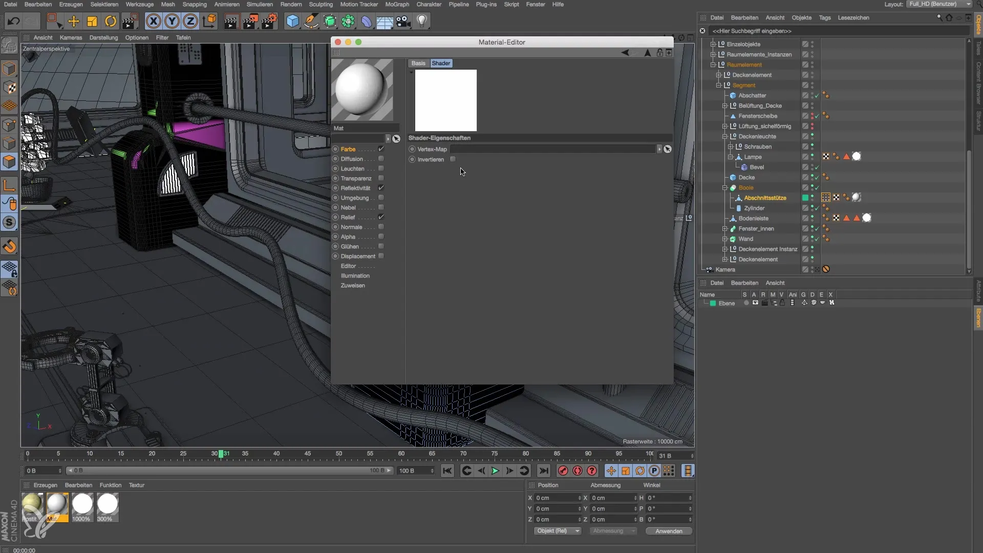 Effektive Nutzung von Vertex-Maps in Cinema 4D Effektive Nutzung von Vertex-Maps in Cinema 4D