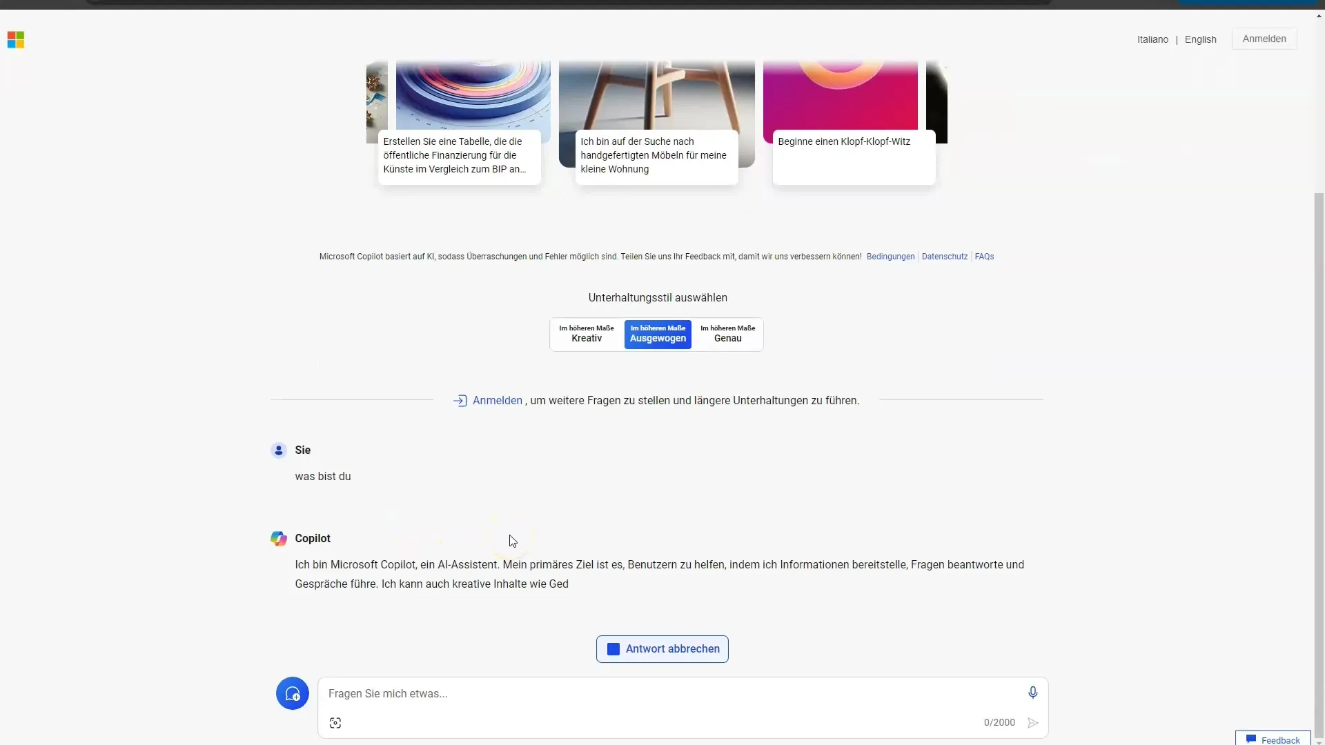 Microsoft Copilot: Anleitung zur kostenlosen Webplattform