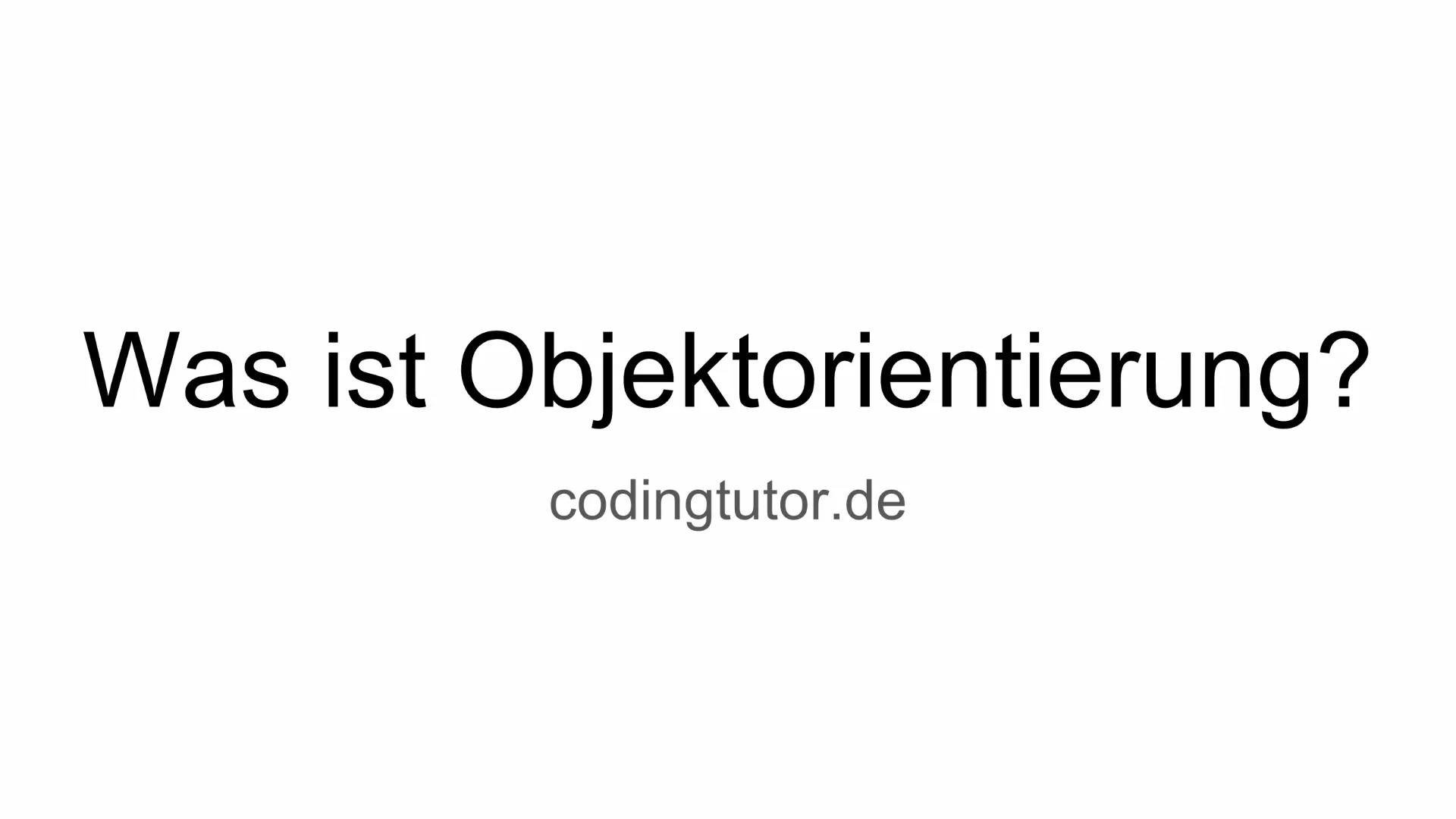 Objektiiviseen ohjelmointiin liittyvät perusteet aloittelijoille Objektiivisen ohjelmoinnin perusteet aloittelijoille