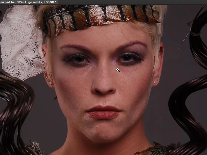 Välimus ja stiilid Photoshopiga - silmade retušeerimine