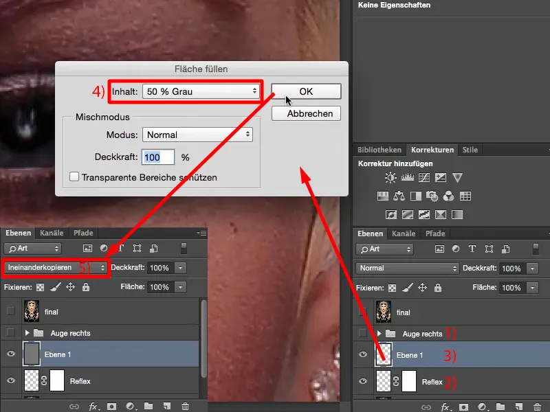 Väljanägemine ja stiilid Photoshopiga - silmade retušš