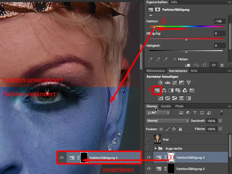 Välimus ja stiilid Photoshopiga - silmade retušš