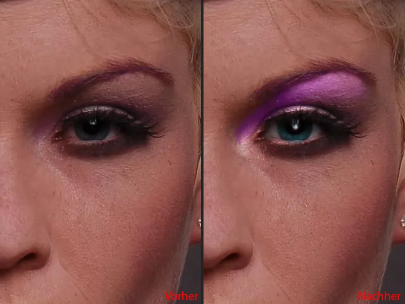 Vaated ja stiilid koos Photoshopiga - silmade retušš