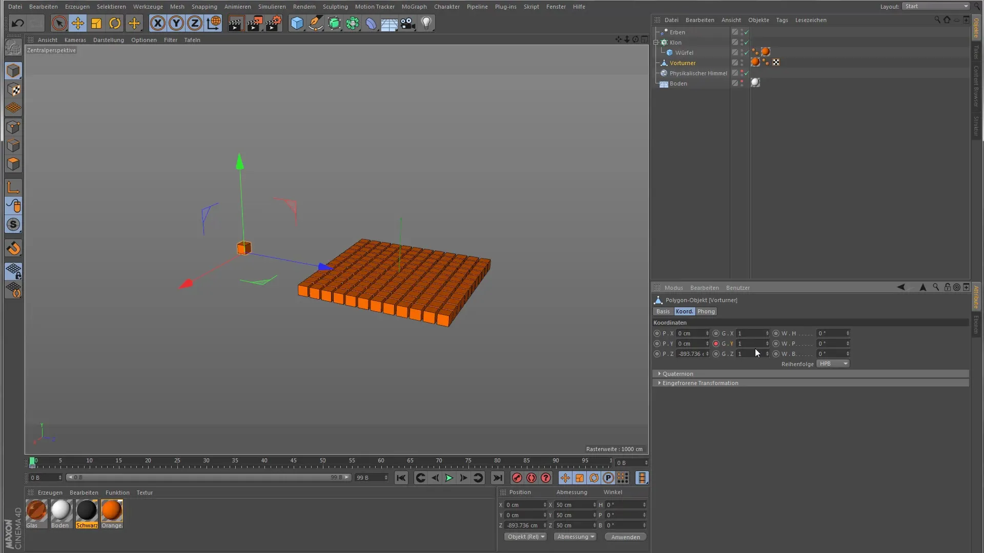 Uso efectivo del efecto heredado en Cinema 4D Uso efectivo del heredero de efectos en Cinema 4D