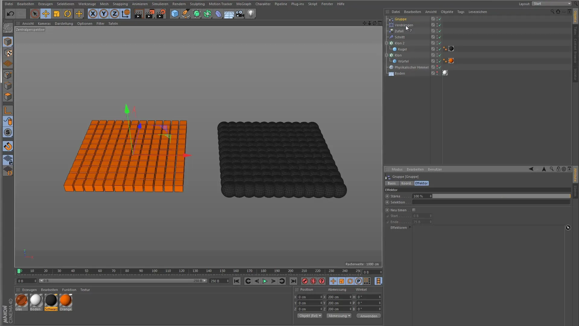 Apply Effectors Group and ReEffector in Cinema 4D Applying Effectors Group and ReEffector in Cinema 4D