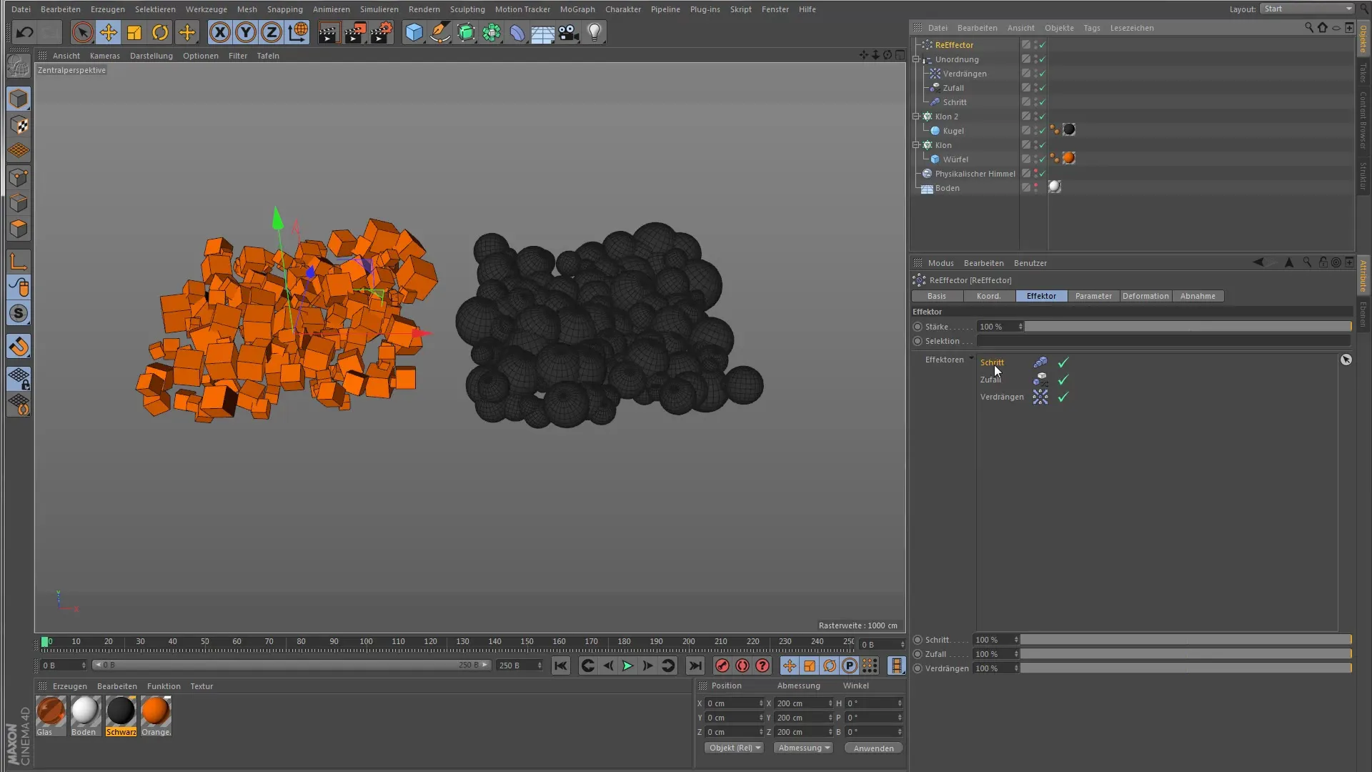 Applying Effectors Group and ReEffector in Cinema 4D Apply Effectors Group and ReEffector in Cinema 4D