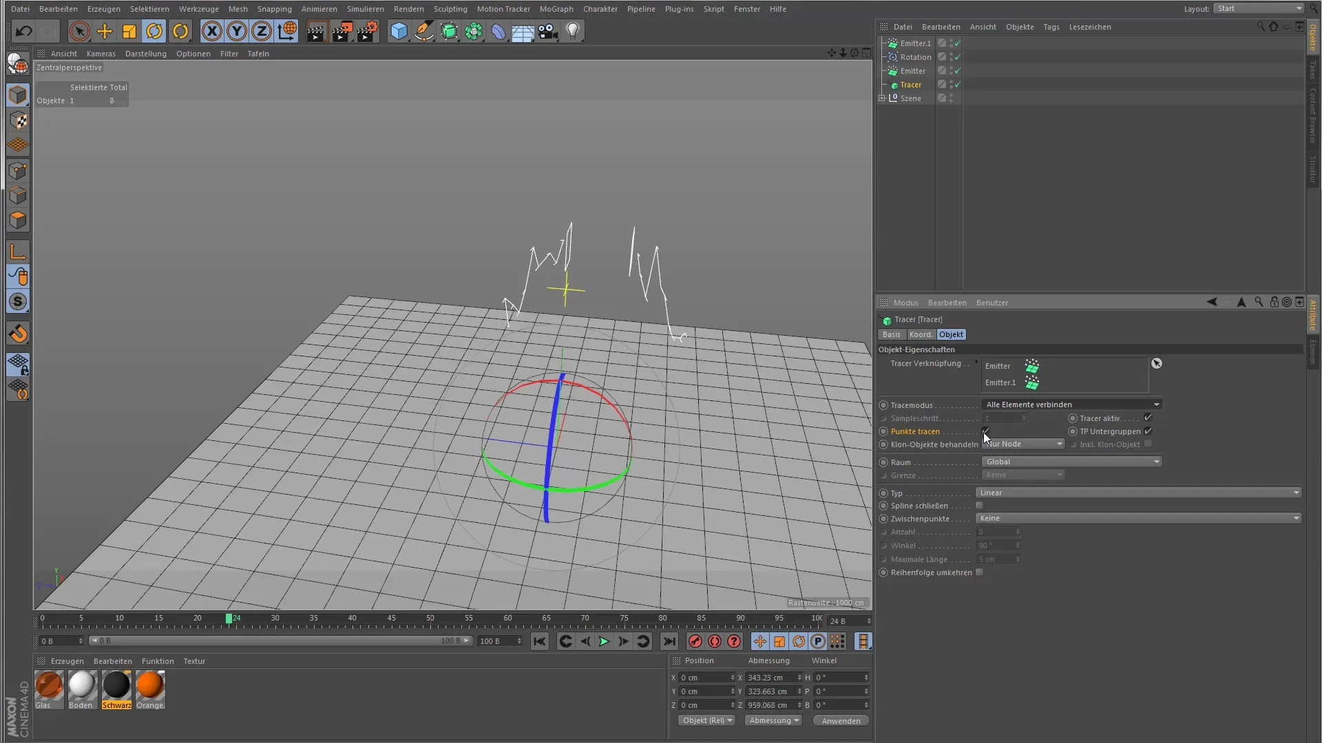 Tracer en Cinema 4D: Crear animaciones de spline Tracer en Cinema 4D: Crear animaciones de spline