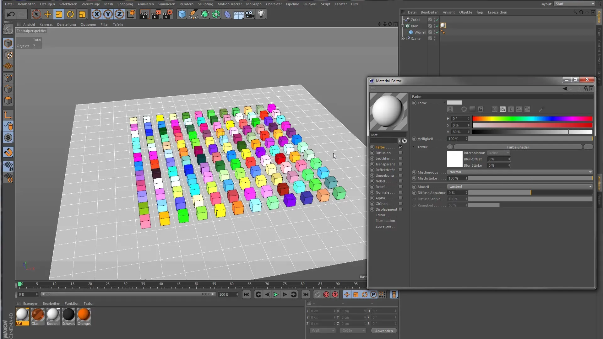 Coloración de shaders efectiva en Cinema 4D para principiantes Coloración de shaders efectiva en Cinema 4D para principiantes