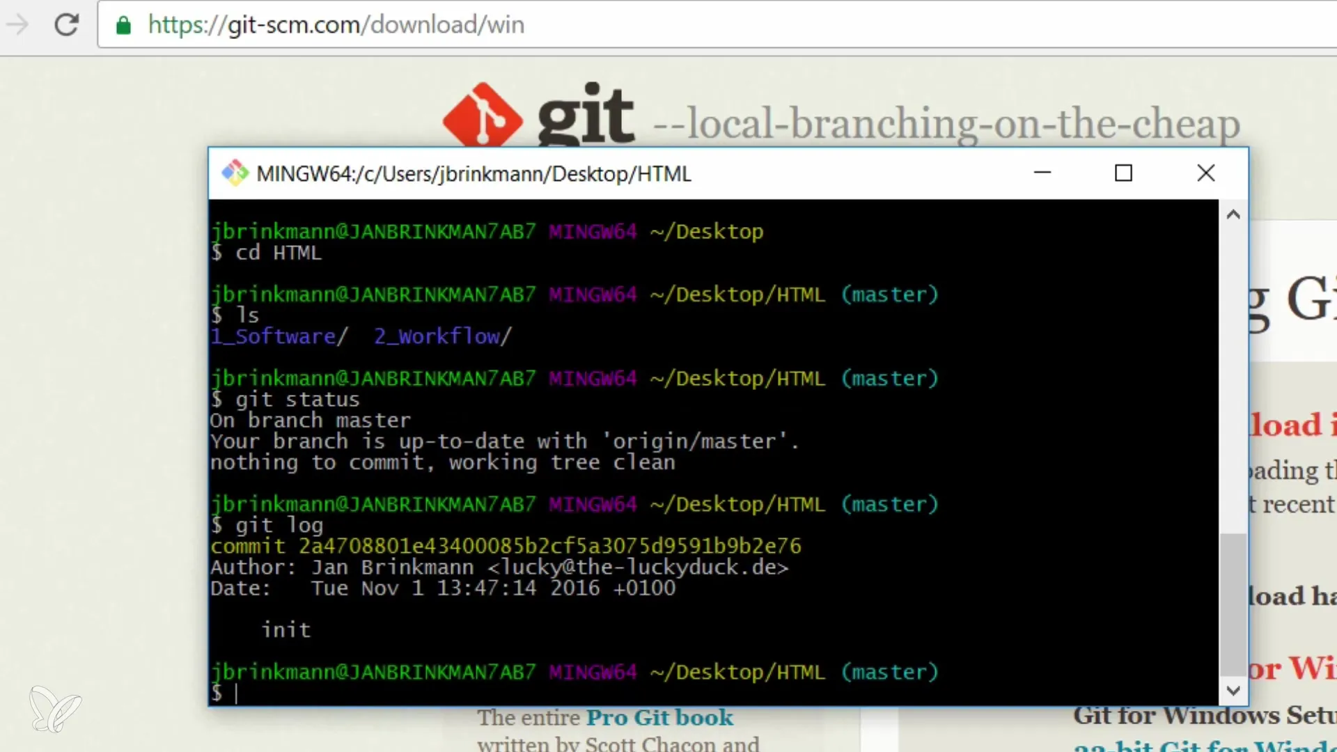 Git под Windows - Unix терминал за оптимална употреба Git под Windows - Unix терминал за оптимално използване