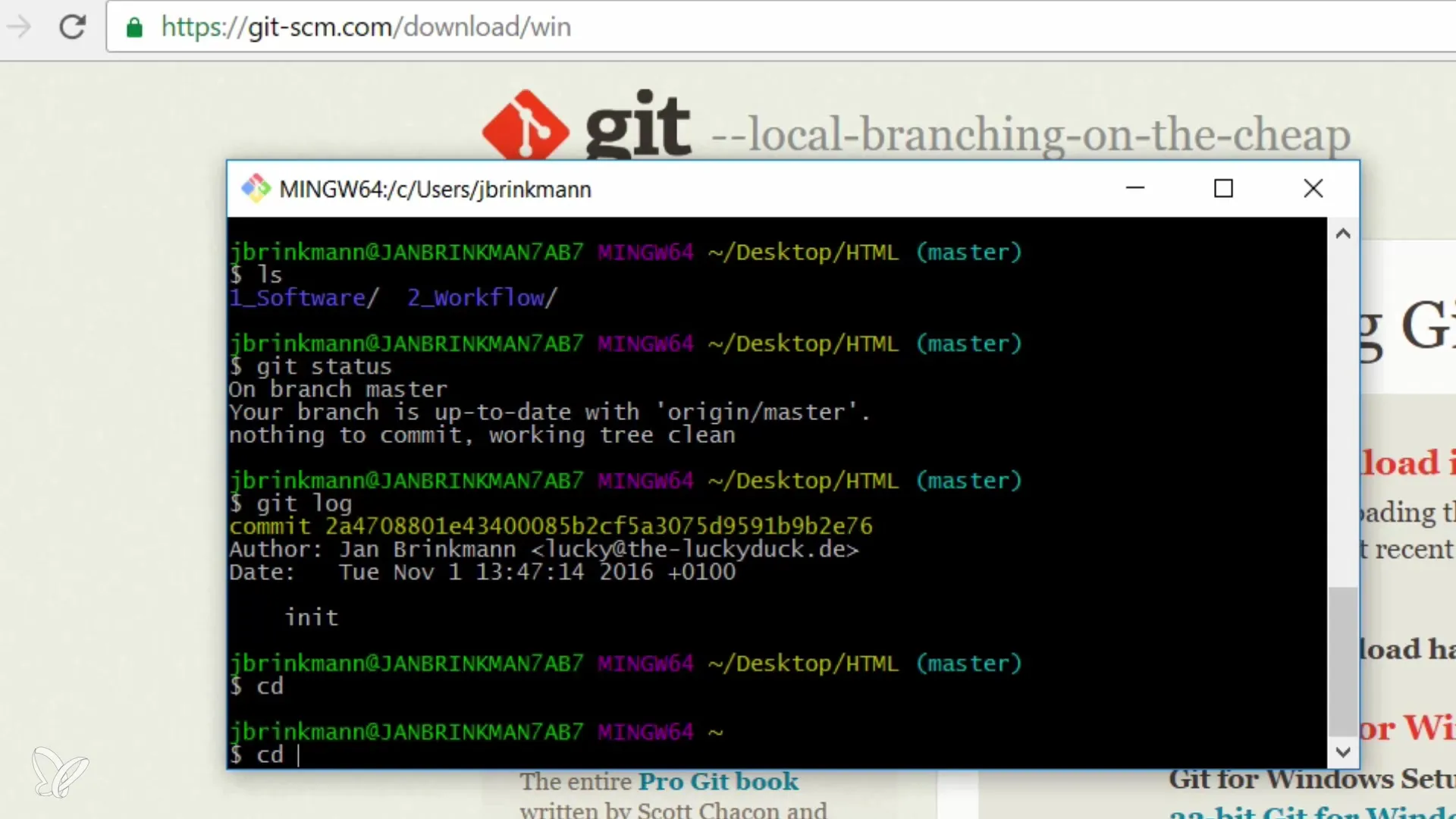 Git под Windows - Unix терминал за оптимално използване Git под Windows - Unix терминал за оптимално използване