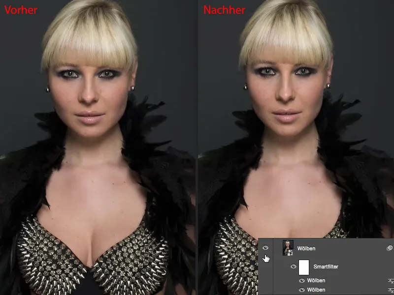 Atrodyti ir stilius su „Photoshop“ - tobulinti veido formą