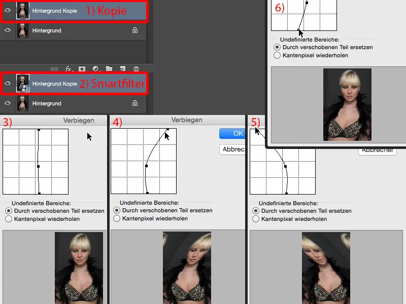Dizainas ir stilius su „Photoshop“ - optimizuokite veido formą
