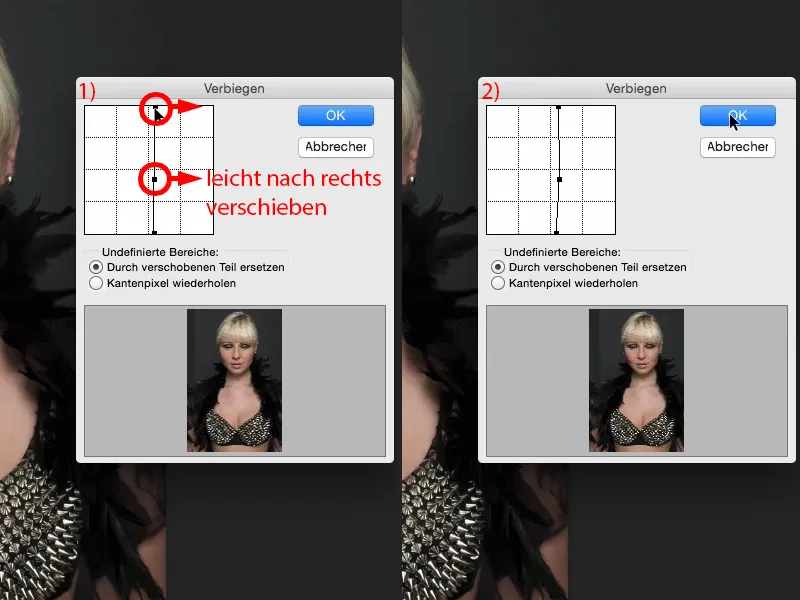 Vaizdai ir stiliai su „Photoshop“ - veido forma optimizuoti