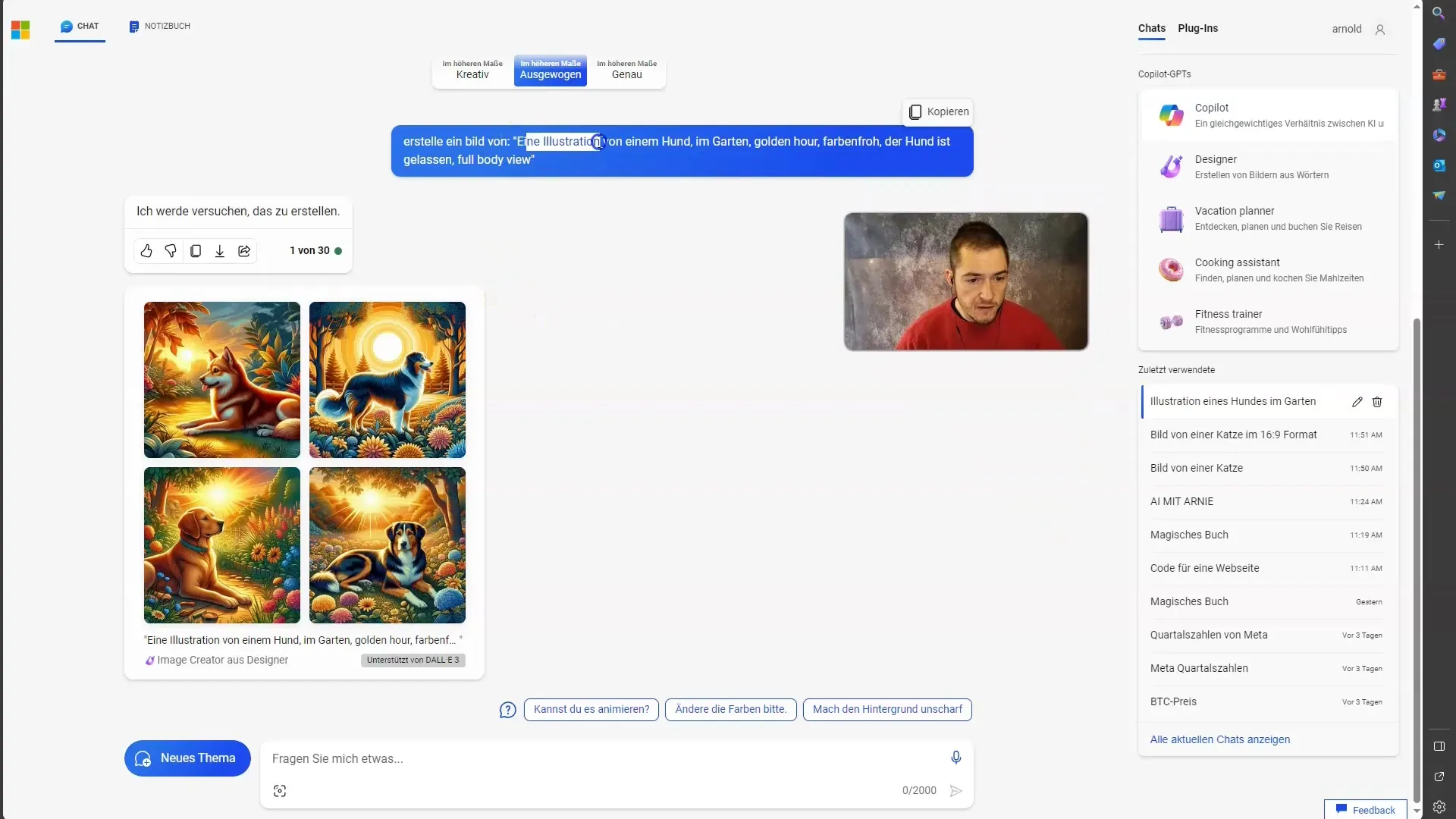 Optimierung der Bildgenerierung mit DALL-E im Microsoft Copilot