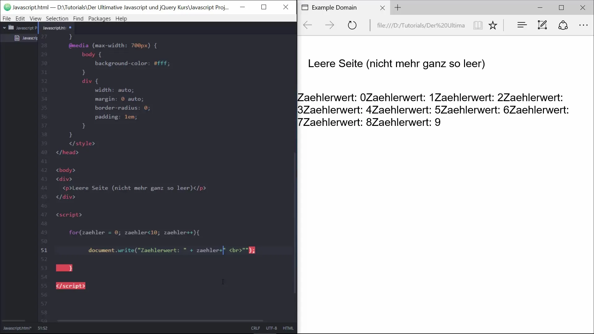 JavaScript For-Schleifen – Lern Schritt für Schritt JavaScript For-Schleifen – Lern Schritt für Schritt