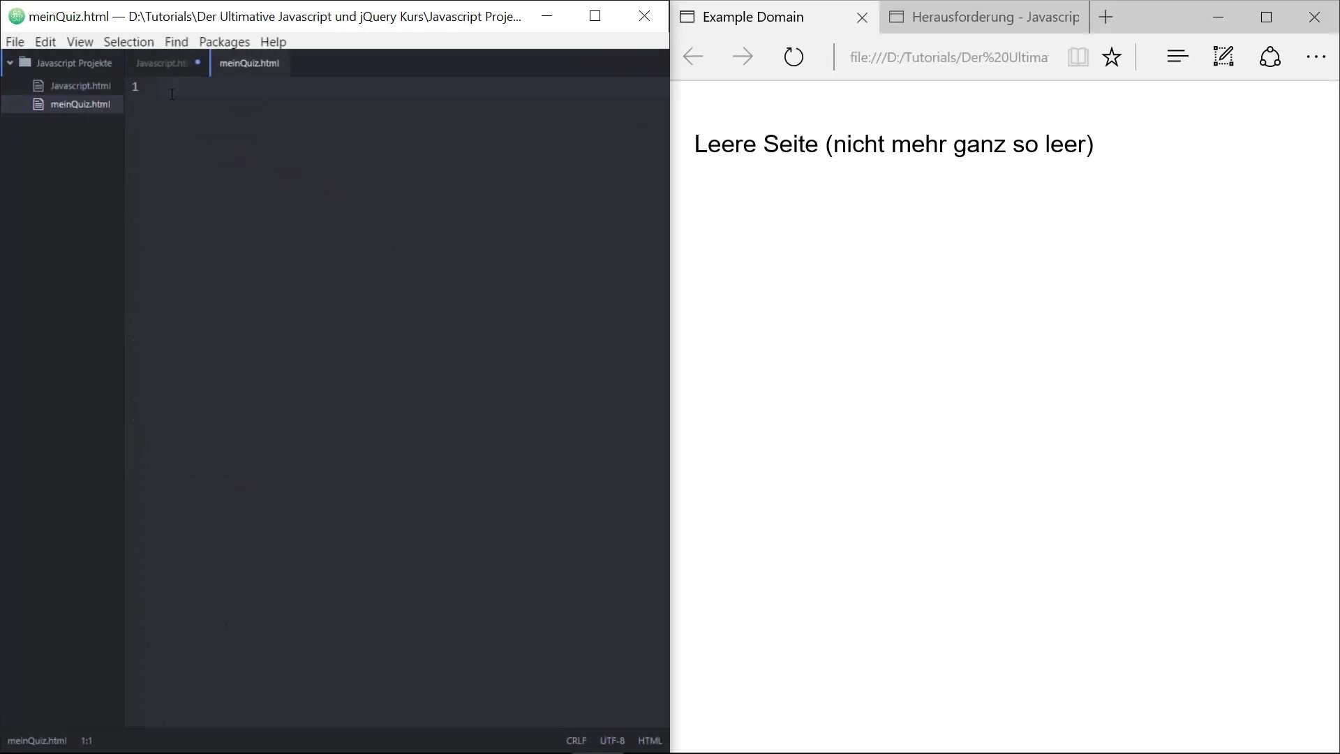 Erstelle dein eigenes interaktives JavaScript Quiz Erstelle dein eigenes interaktives JavaScript Quiz
