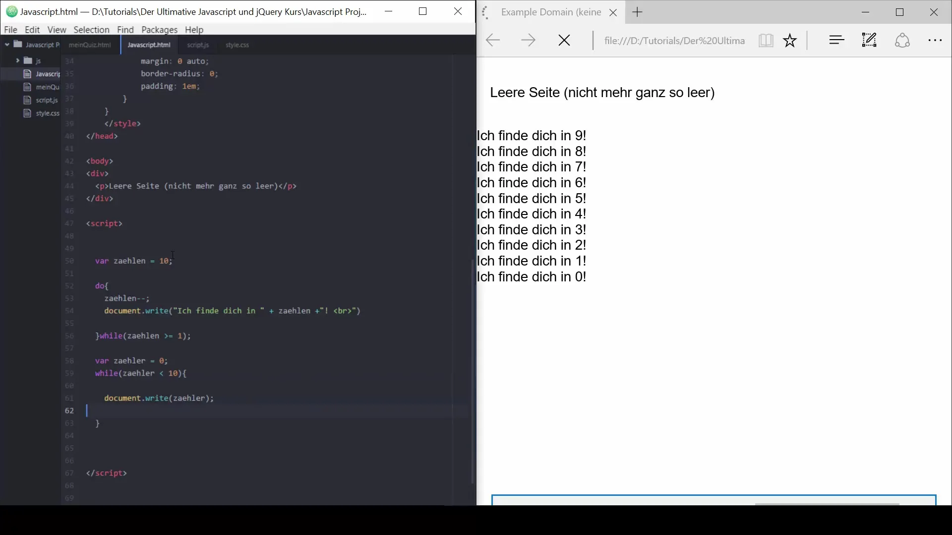 JavaScript Do-While- und While-Schleifen im Detail JavaScript Do-While- und While-Schleifen im Detail