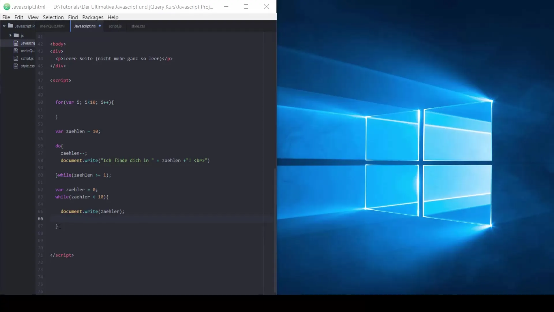 JavaScript Do-While- und While-Schleifen im Detail JavaScript Do-While- und While-Schleifen im Detail