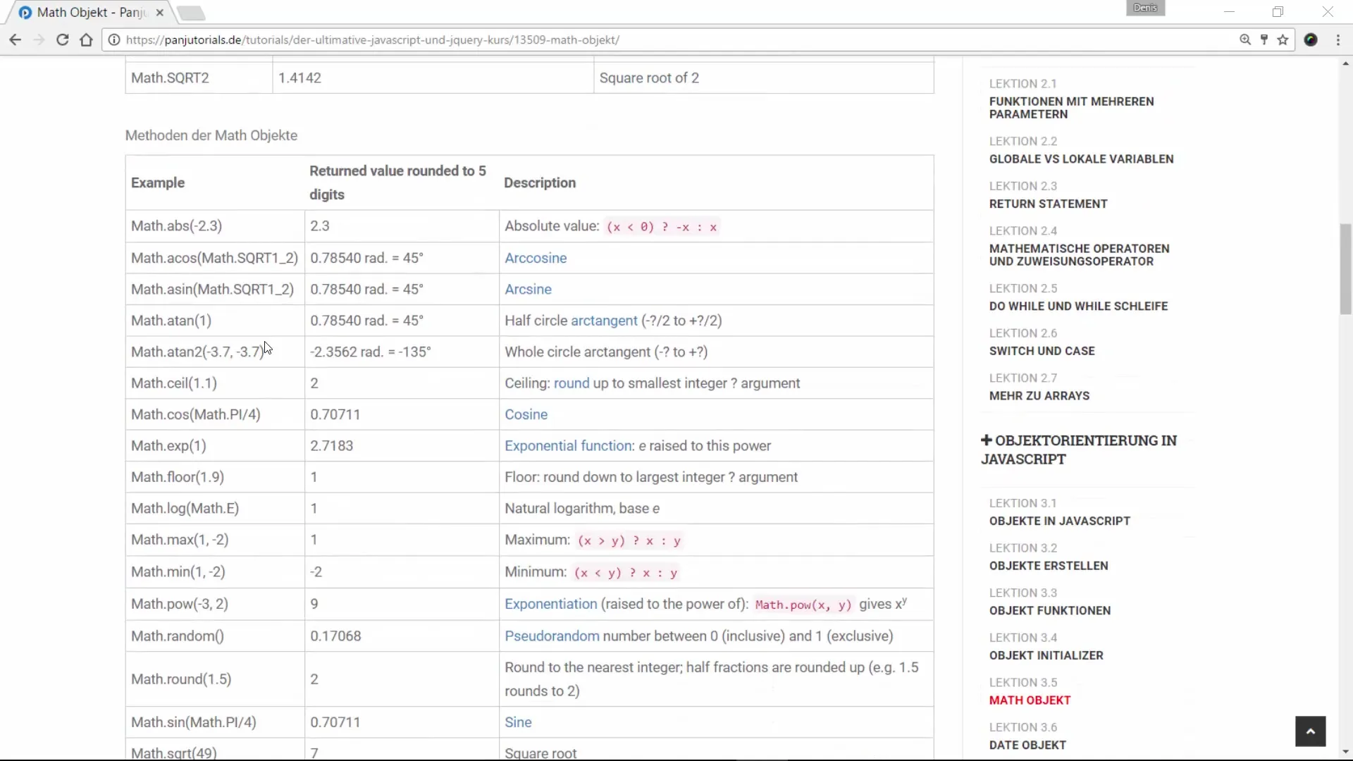 JavaScript Math-Objekt: Ein vollständiger Führer JavaScript Math-Objekt: Ein vollständiger Führer