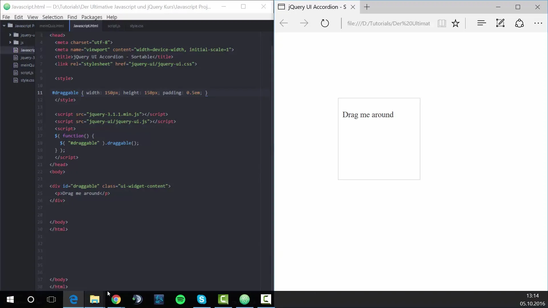 Draggables in jQuery – Interaktive Webanwendungen erstellen Draggables in jQuery – Interaktive Webanwendungen erstellen