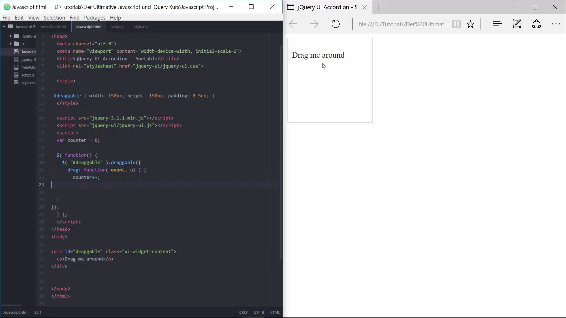 Draggables in jQuery – Interaktive Webanwendungen erstellen Draggables in jQuery – Interaktive Webanwendungen erstellen