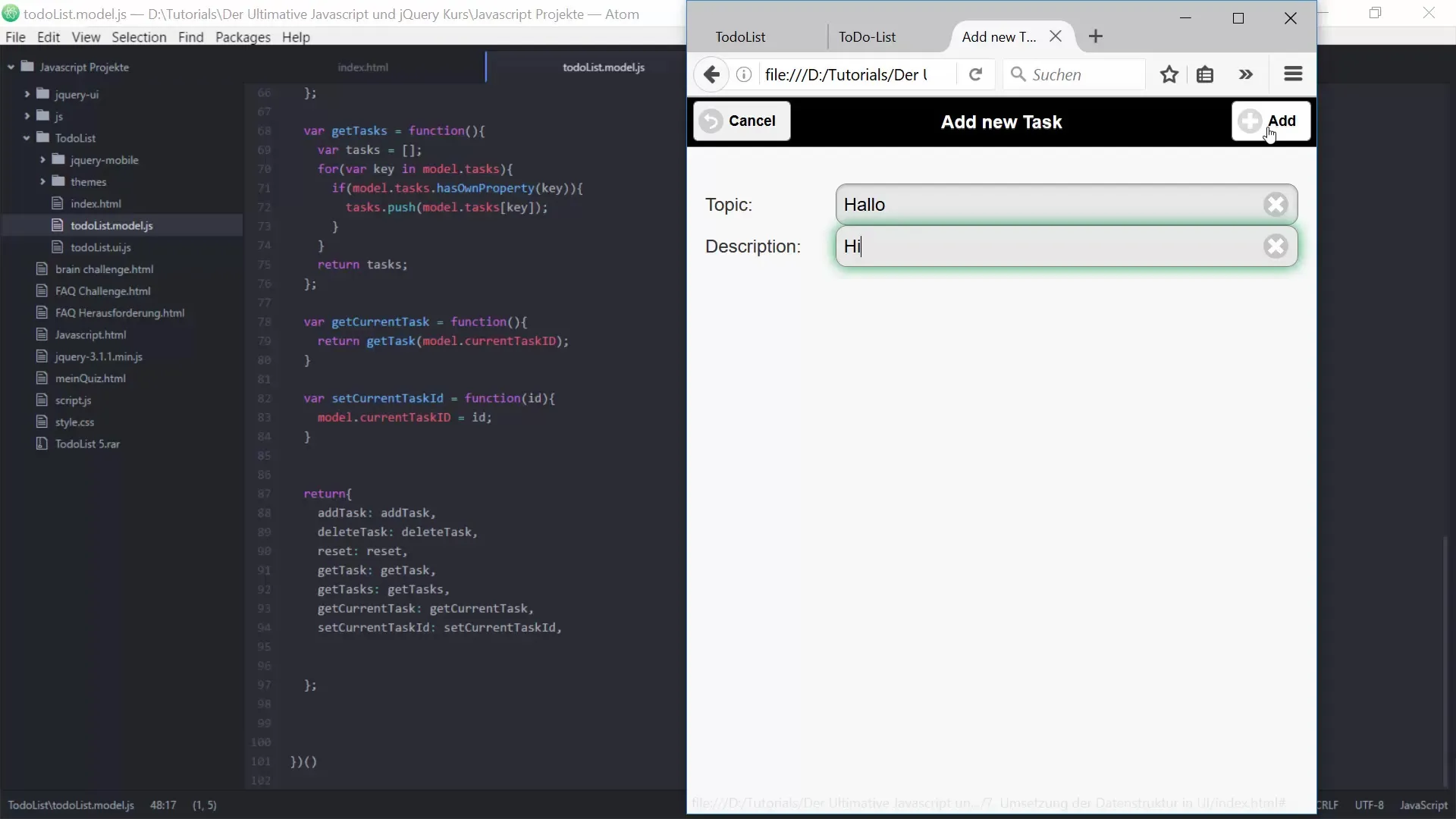 To-Do-Liste mit JavaScript und jQuery optimal umsetzen To-Do-Liste mit JavaScript und jQuery optimal umsetzen