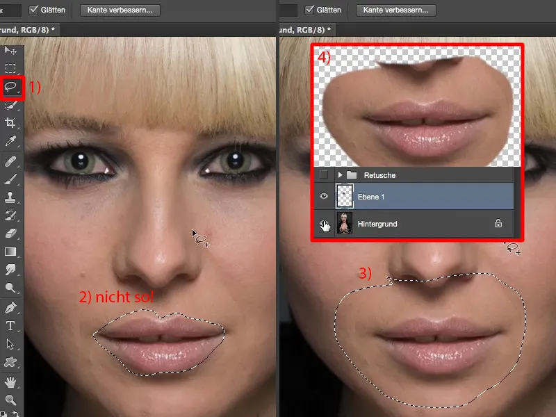 Looks & Styles with Photoshop - Replacing large areas