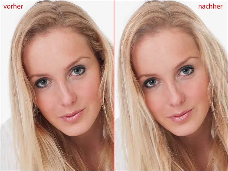 Vaata ja stiilid Photoshopis - juuste viimistlemine