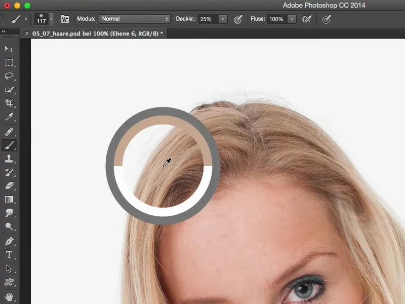 Vaata ja stiilid Photoshopiga - juuste täiustamine