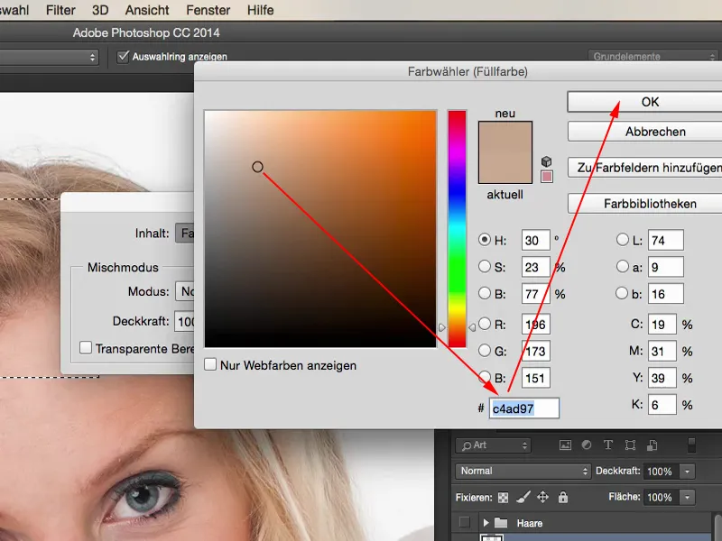 Vaata ja stiilid Photoshopiga - juuste täiustamine