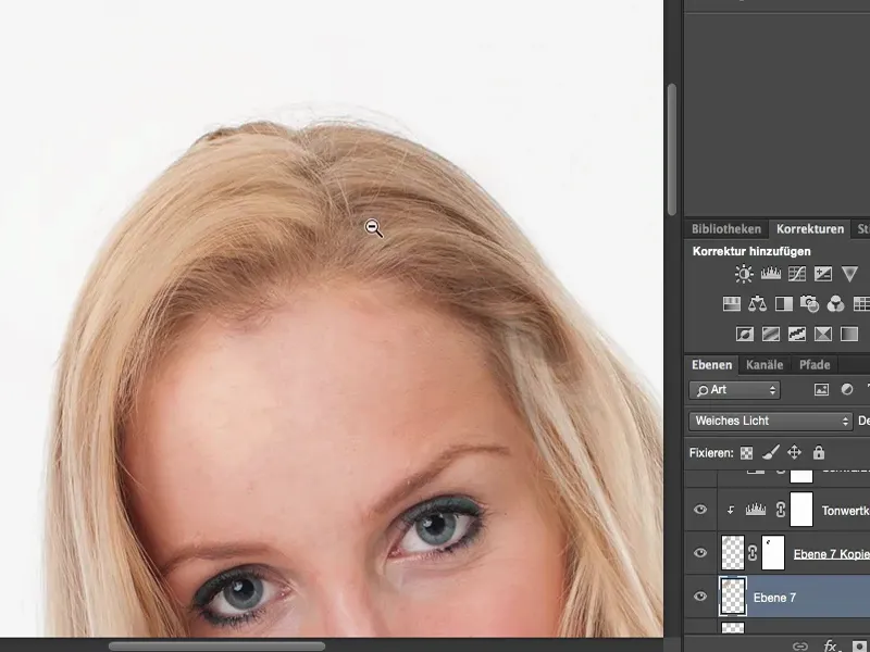 Vaata ja stiilid Photoshopiga - juuste täiustamine
