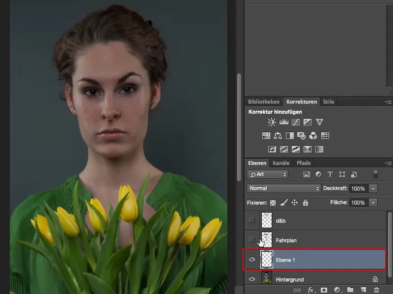 Atrodas ir stilius su Photoshop - šviesa pabrėžia figūrą.