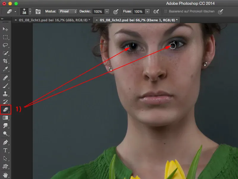 Looks & Styles su „Photoshop“ - Šviesa pabrėžia figūrą
