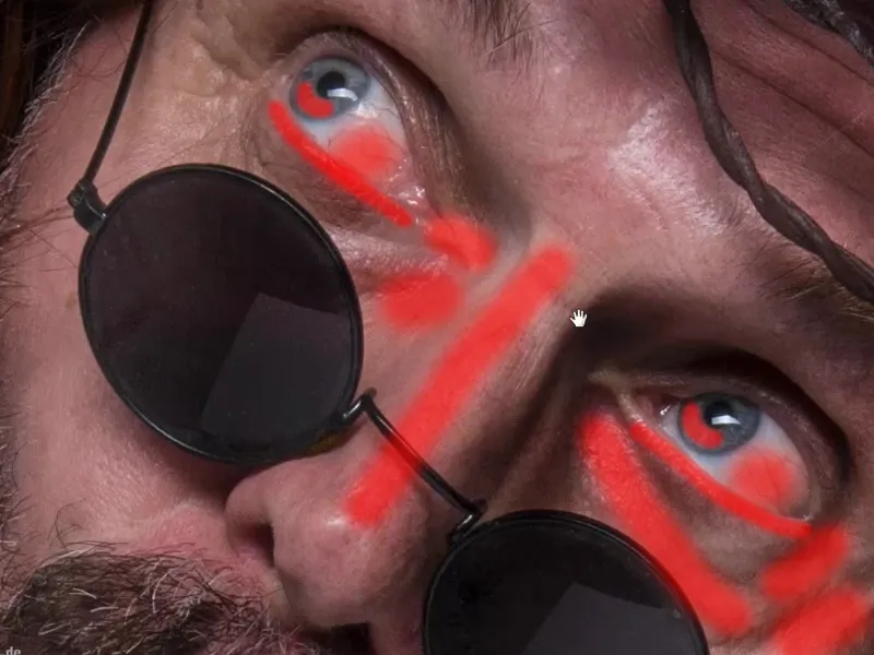 Įvaizdžiai ir stiliai su „Photoshop“ - šviesa pabrėžia figūrą.