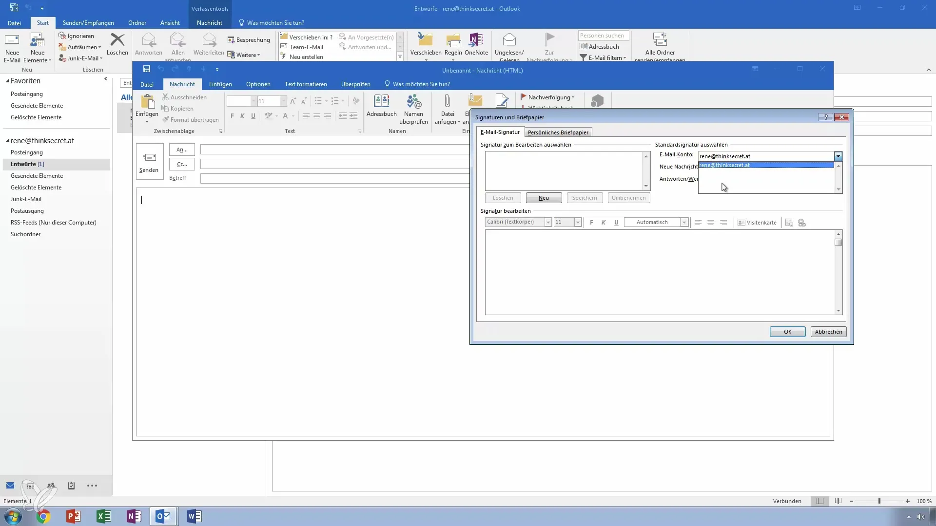 Crear tu firma profesional de correo electrónico en Outlook Crear tu firma de correo electrónico profesional en Outlook