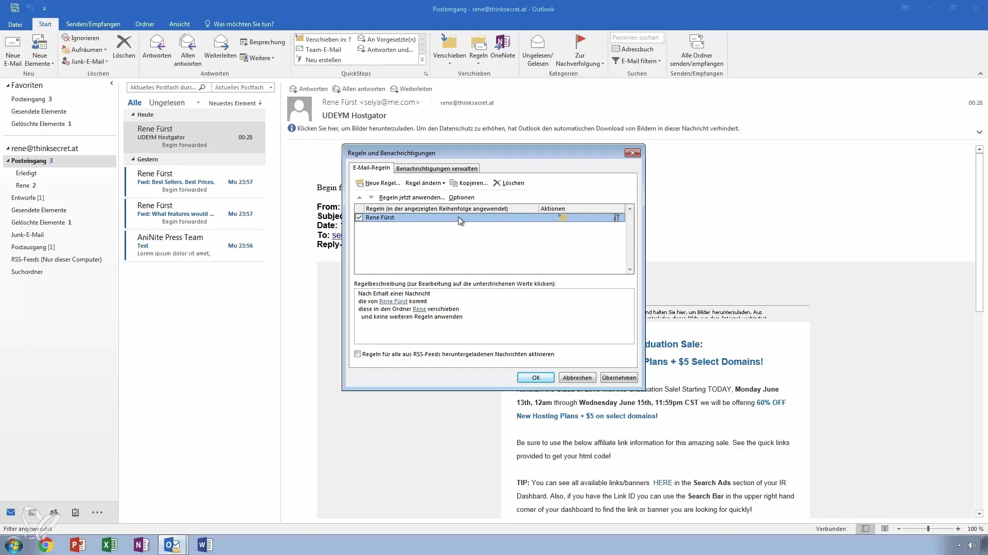 Reglas para gestionar eficazmente correos electrónicos en Outlook Reglas para gestionar correos electrónicos de manera efectiva en Outlook