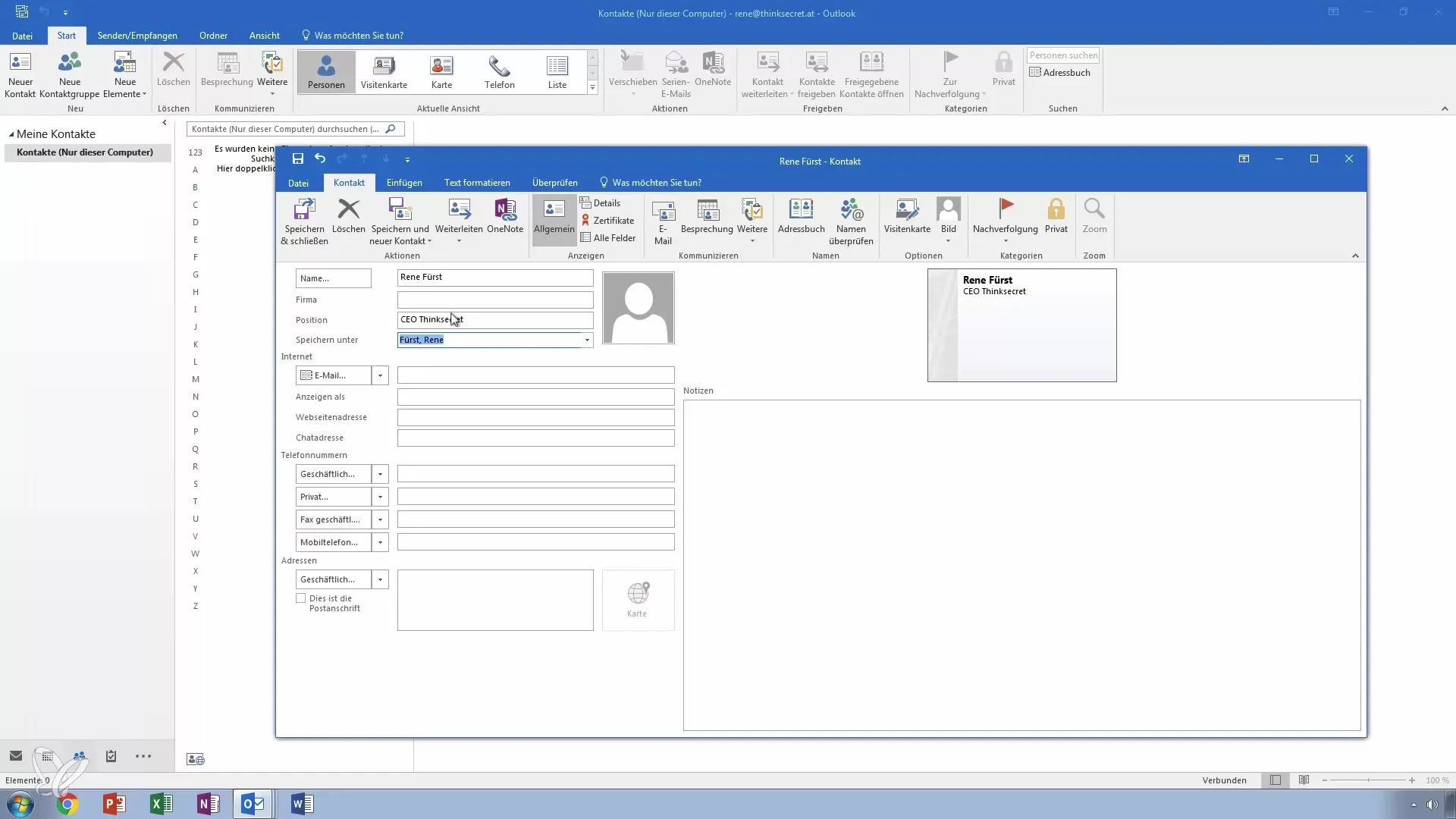 Gestionar contactos de manera efectiva en Outlook Gestionar contactos de manera efectiva en Outlook