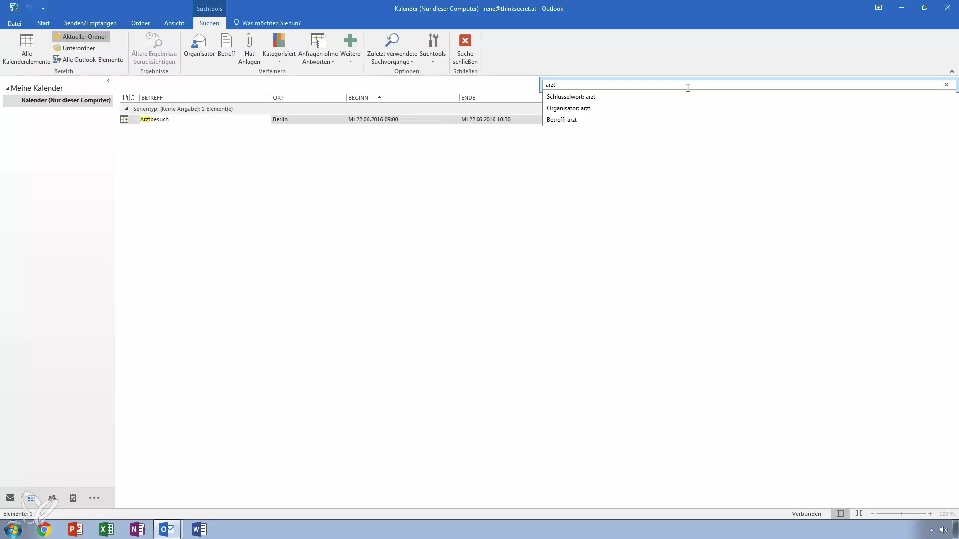 Más rápido en el calendario de Outlook: Así es como puedes buscar entradas de calendario de manera efectiva Más rápido en el calendario de Outlook: así puedes buscar entradas de calendario de manera efectiva