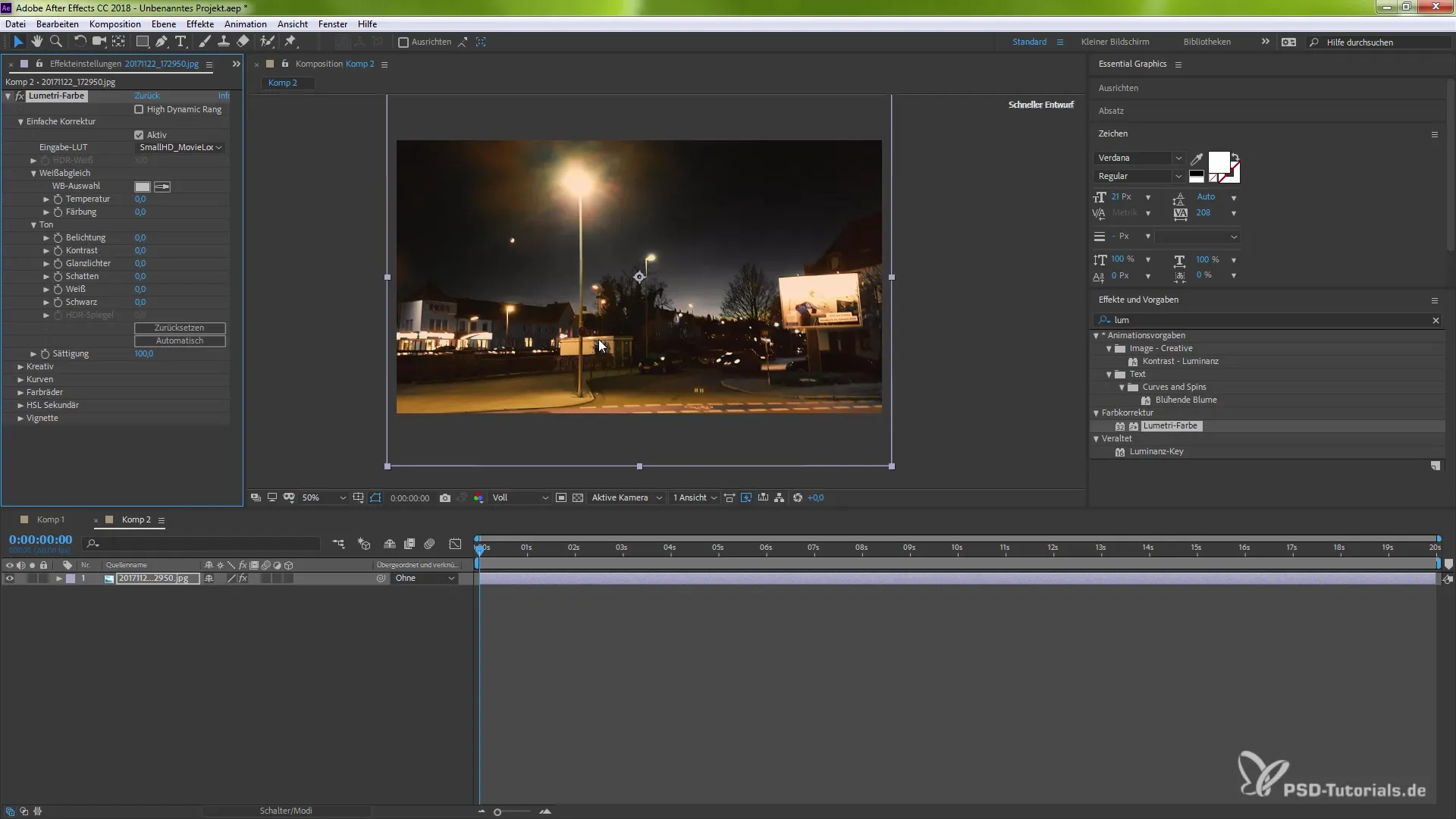 Optimization of Color Management in After Effects CC 2018 Optimization of color management in After Effects CC 2018