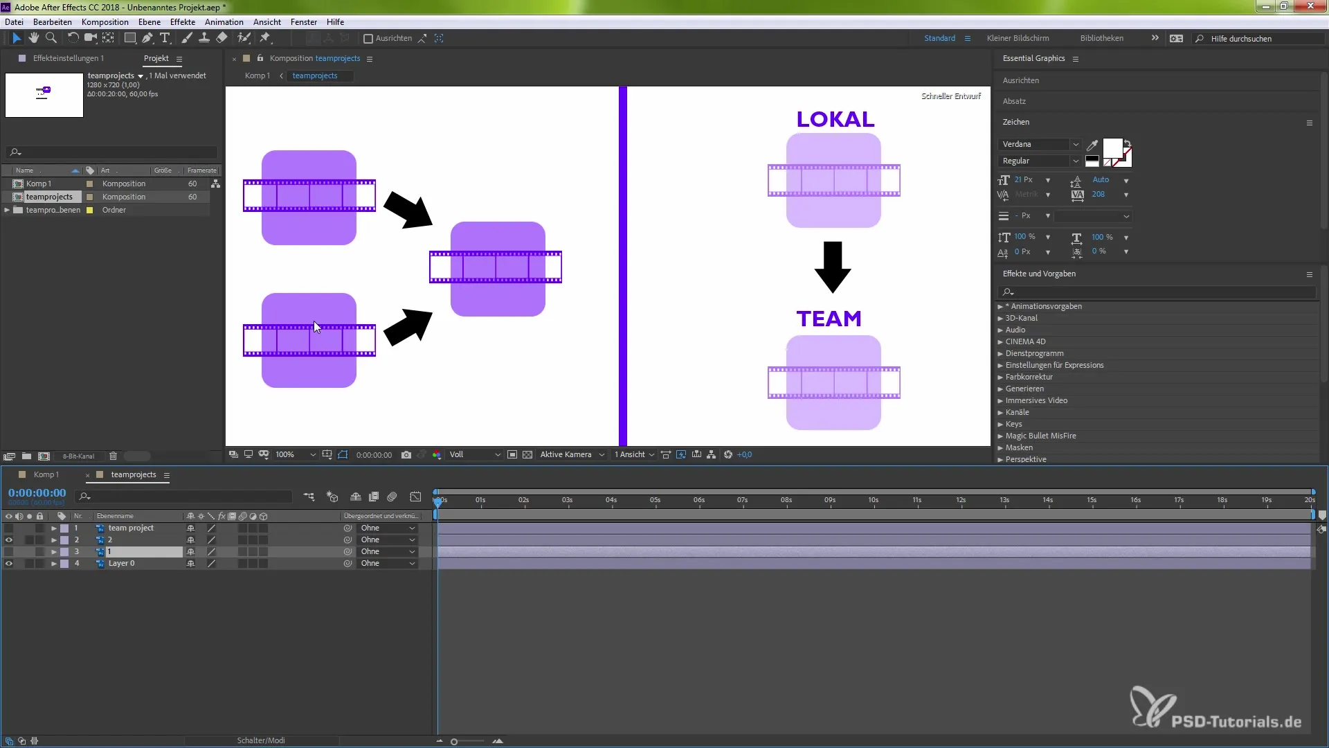 Improved Team Projects in After Effects CC 2018 Improved Team Projects in After Effects CC 2018