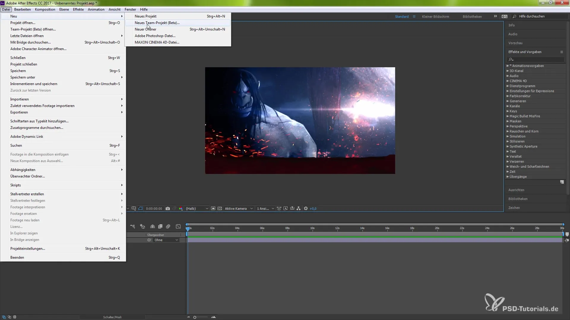 Optimize collaboration with team projects in After Effects Optimize collaboration with team projects in After Effects