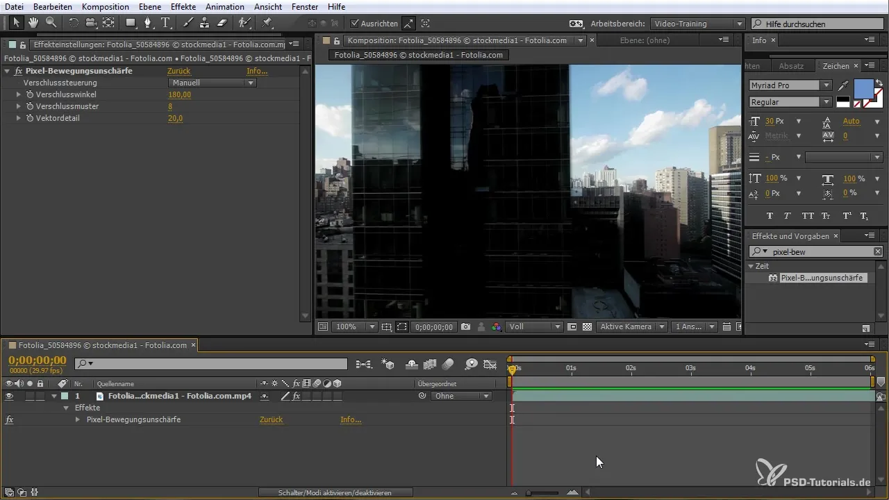Efektívne použitie pixelového pohybového rozmazania v After Effects Efektívne používanie pohybovej rozmazanosti pixelov v After Effects