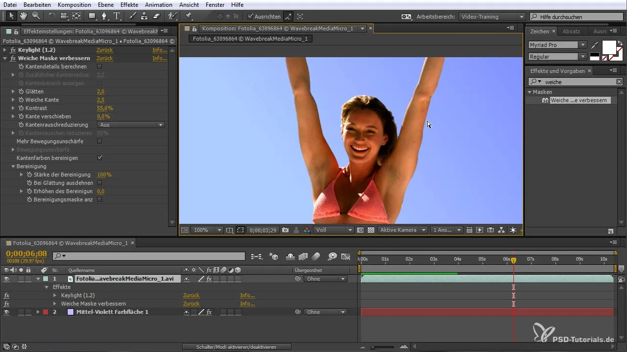Vylepšené techniky kľúčovania v After Effects CC Vylepšené techniky kľúčovania v After Effects CC