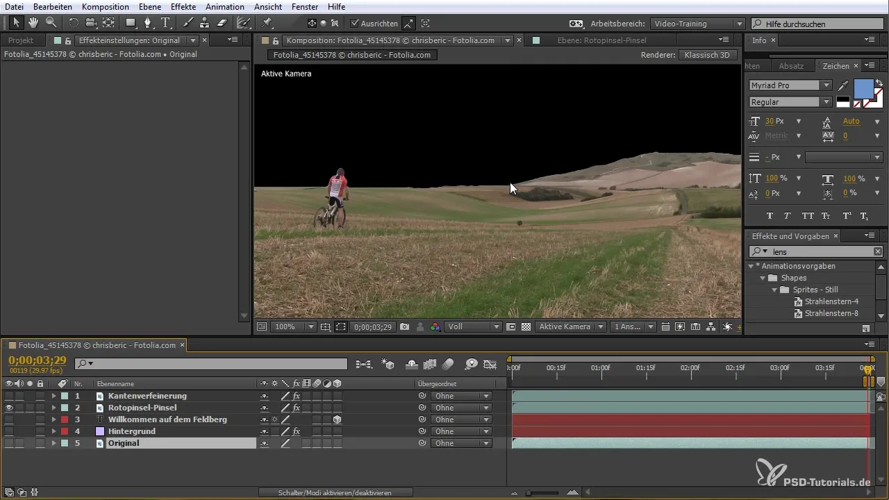 Efektívne využitie nástroja na jemné hrany v After Effects CC Efektívne využitie nástroja na zjemnenie hrán v After Effects CC