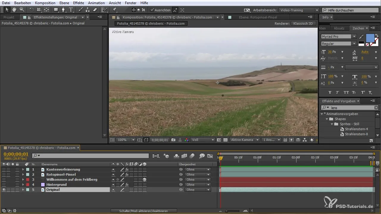 Efektívne využitie nástroja na vylepšenie okrajov v After Effects CC Efektívne využitie nástroja na zjemnenie hrán v After Effects CC