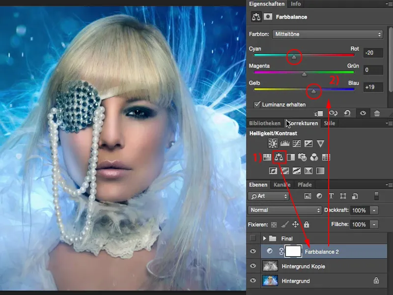 Vaadete ja stiilide loomine Photoshopis - viimistlus