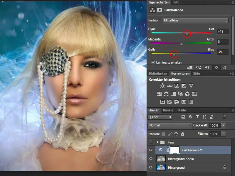 Välimus ja stiilid Photoshopis - viimistletud puänt