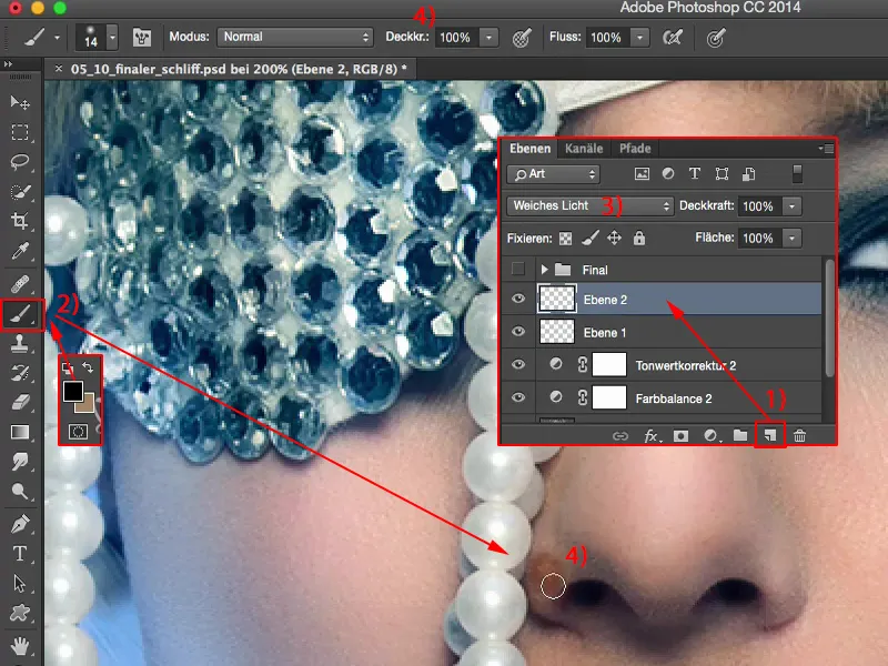 Vaata me kujundust ja stiile Photoshopiga - viimistluspuudutus